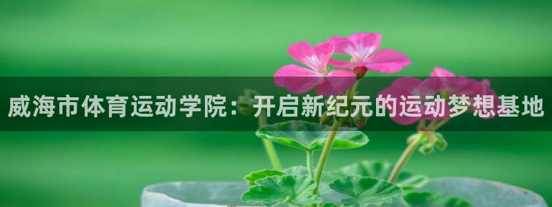 yy易游官方正版app官方：威海市体育运动学院：开启新纪元的