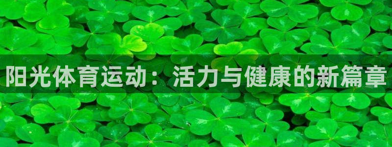 yy易游官网下载平台注册流程视频：阳光体育运动：活力与健康的