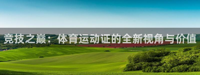  yy易游体育贴吧最新消息：竞技之巅：体育运动证的全新视角与价